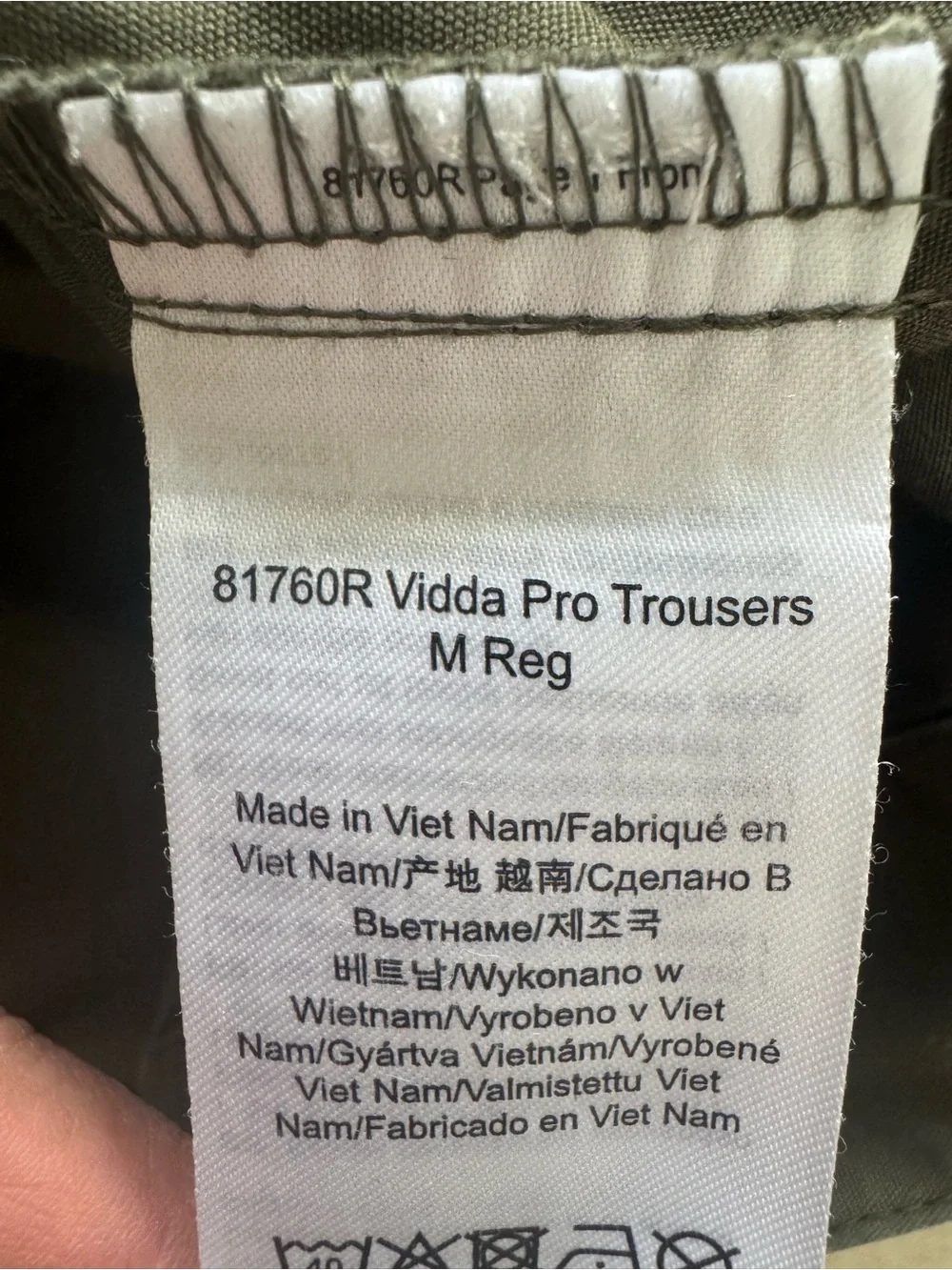 FJALL RAVEN VIDDA PRO VENTILATED TROUSERS M